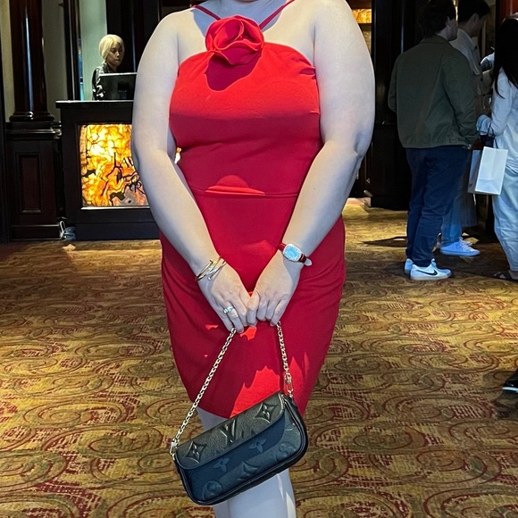 Speechless Rosette Minidress - Picture 1 of 4
